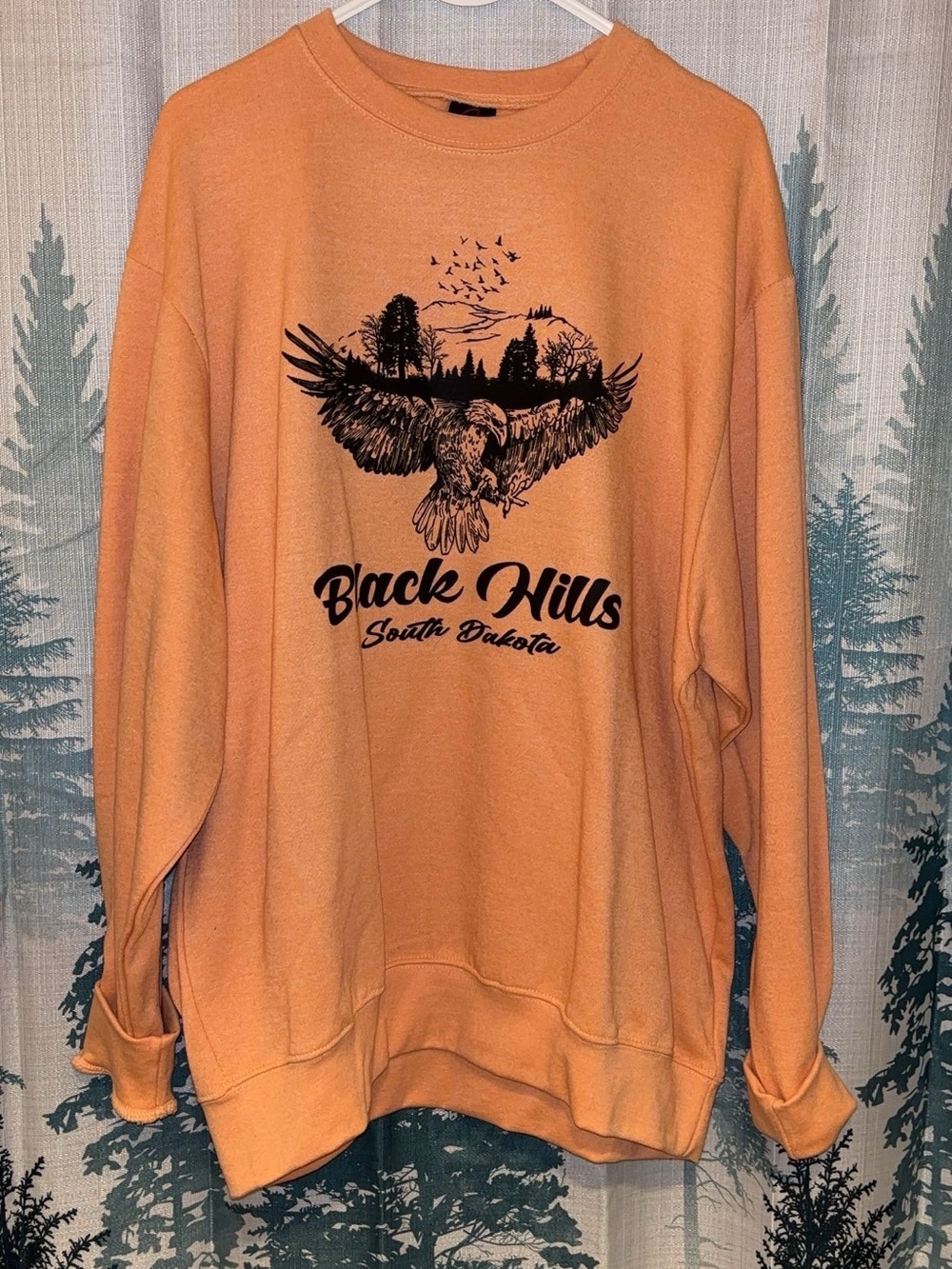South Dakota Orange Crewneck Sweater